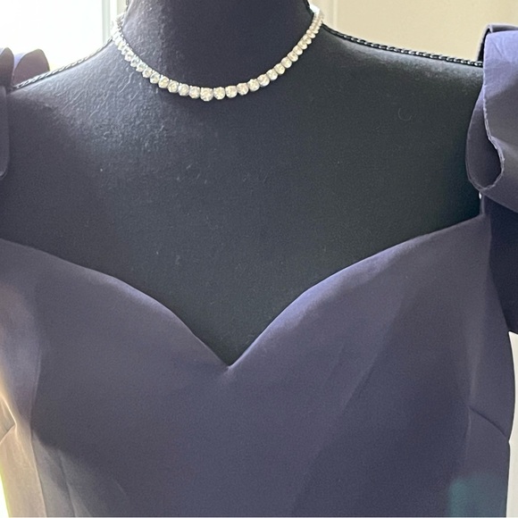 BADGLEY MISCHKA blue size 12 new with tags great mother of the bride dress - Picture 5 of 11